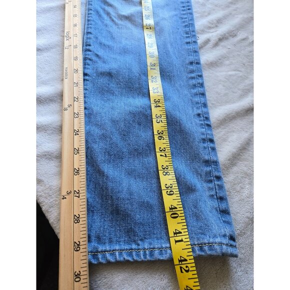 Abercrombie & Fitch Mens 36x32 The A&F Skinny Jeans Light-Wash Denim But… - Picture 9 of 13